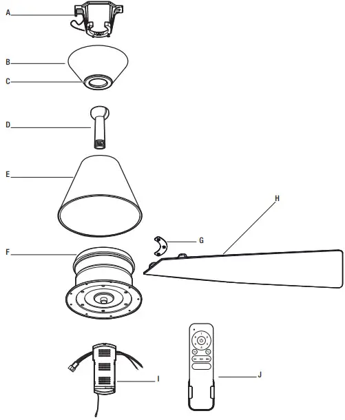 HOME DECORATORS COLLECTION N381A-BN 52 Inch Easton Indoor or Covered Outdoor Ceiling Fan - fig 4