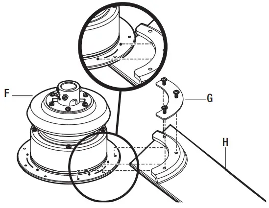 HOME DECORATORS COLLECTION N381A-BN 52 Inch Easton Indoor or Covered Outdoor Ceiling Fan - fig 7