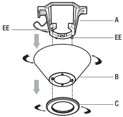HOME DECORATORS COLLECTION N381A-BN 52 Inch Easton Indoor or Covered Outdoor Ceiling Fan - fig 9