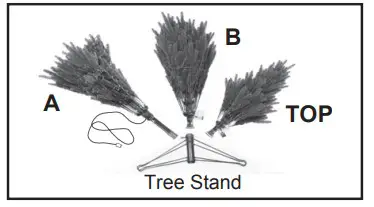 GE 22003 Pre-Lit Christmas Trees - Tree Stand