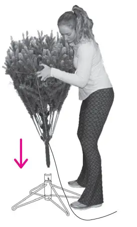 GE 22003 Pre-Lit Christmas Trees - electrical