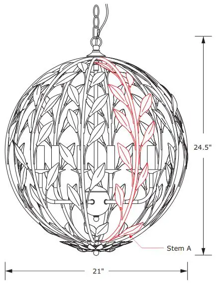CRYSTORAMA-506-EB-GA-Six-Light-Chandelier-1