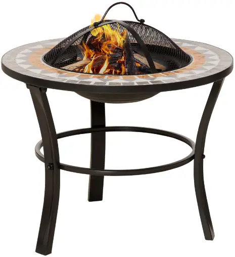 Outsunny 842-248 60cm Outdoor Fire Pit Table PRODUCT