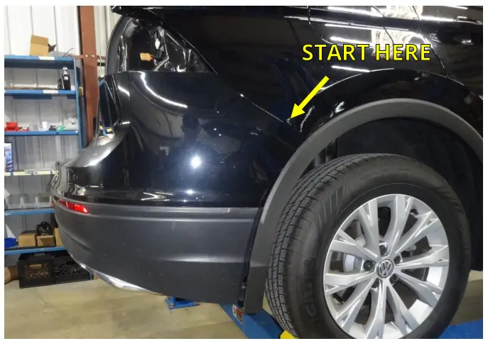 STEALTH SHR34004 Volkswagen Tiguan Hitch - MOUNTING AREA 6