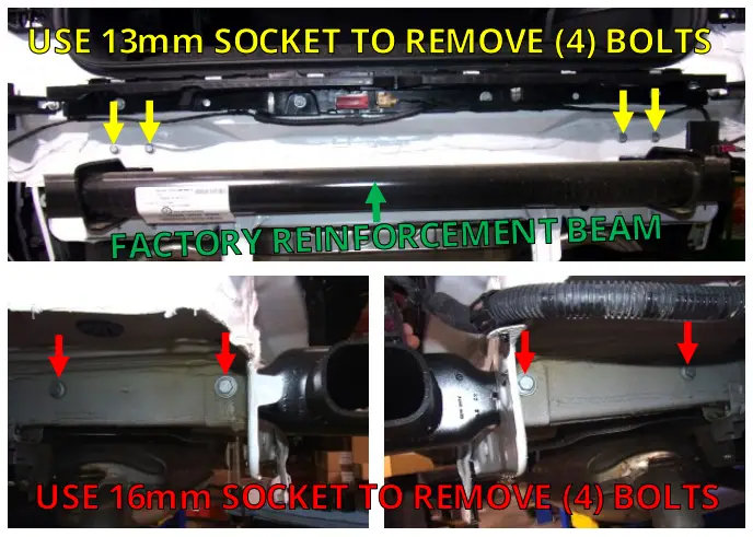 STEALTH SHR34004 Volkswagen Tiguan Hitch - MOUNTING AREA 8