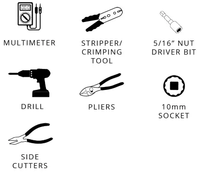 STEALTH SHR34004 Volkswagen Tiguan Hitch - Tools 2