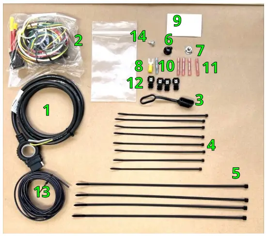 STEALTH SHR34004 Volkswagen Tiguan Hitch - WIRING