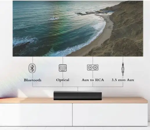 Bluedee BD-SK300 Wall Mountable TV Speakers Sound Bar-fig-1