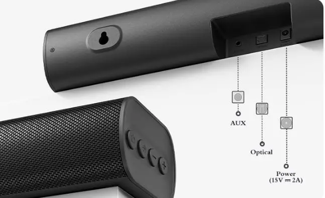 Bluedee BD-SK300 Wall Mountable TV Speakers Sound Bar-fig-3