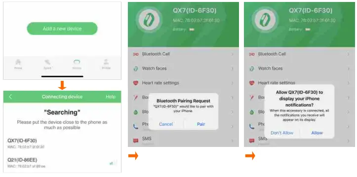 Da Capo QX7 Pro Smart Watch - watch