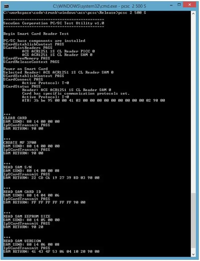 command-line options