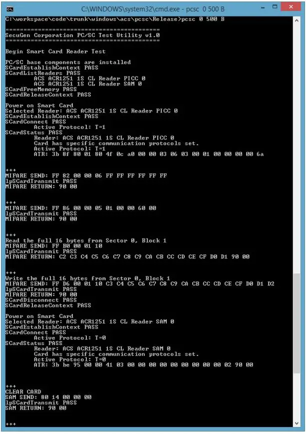 command-line options