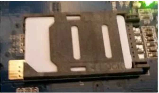 SAM Card in the receiver