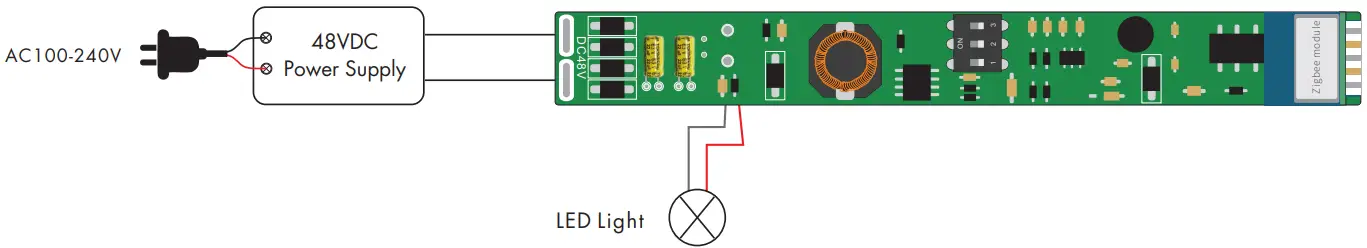 zigbee CXR 21A WZS 3 0 Constant Current LED Driver - Wiring Diagram