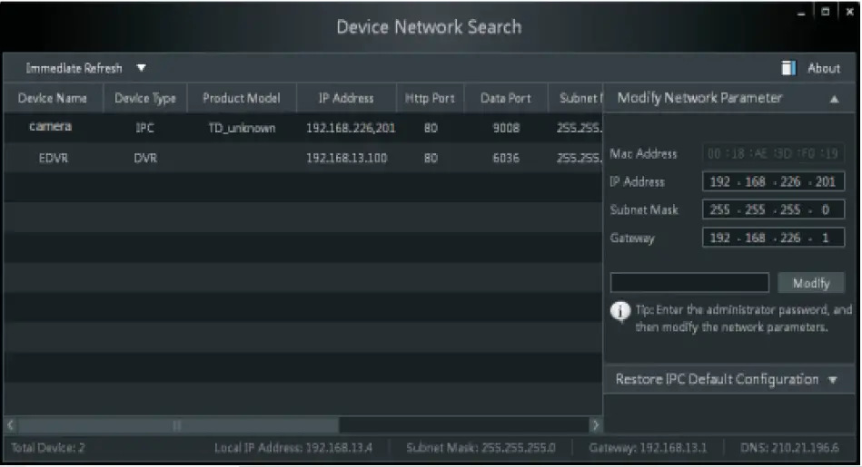 VITEK VTD-TND6FPN 6 Megapixel Network Outdoor IR Dome 18