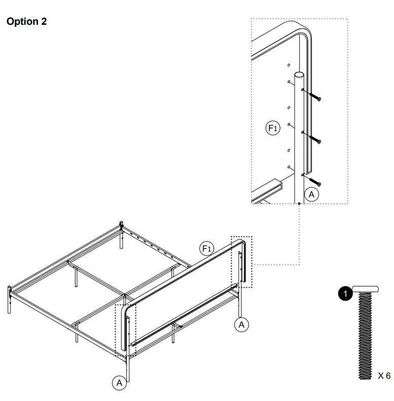 The Home Depot DA4027449 Mixed Material Bed - Step 11
