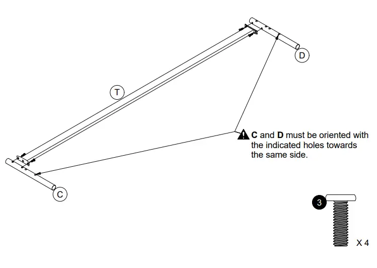 The Home Depot DA4027449 Mixed Material Bed - Step 2