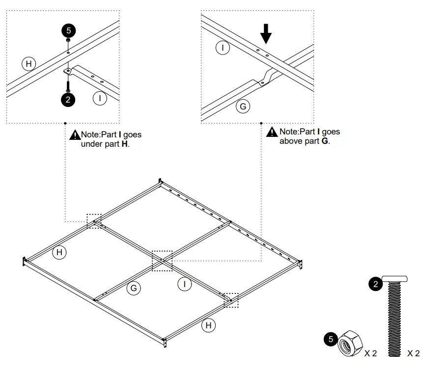 The Home Depot DA4027449 Mixed Material Bed - Step 4