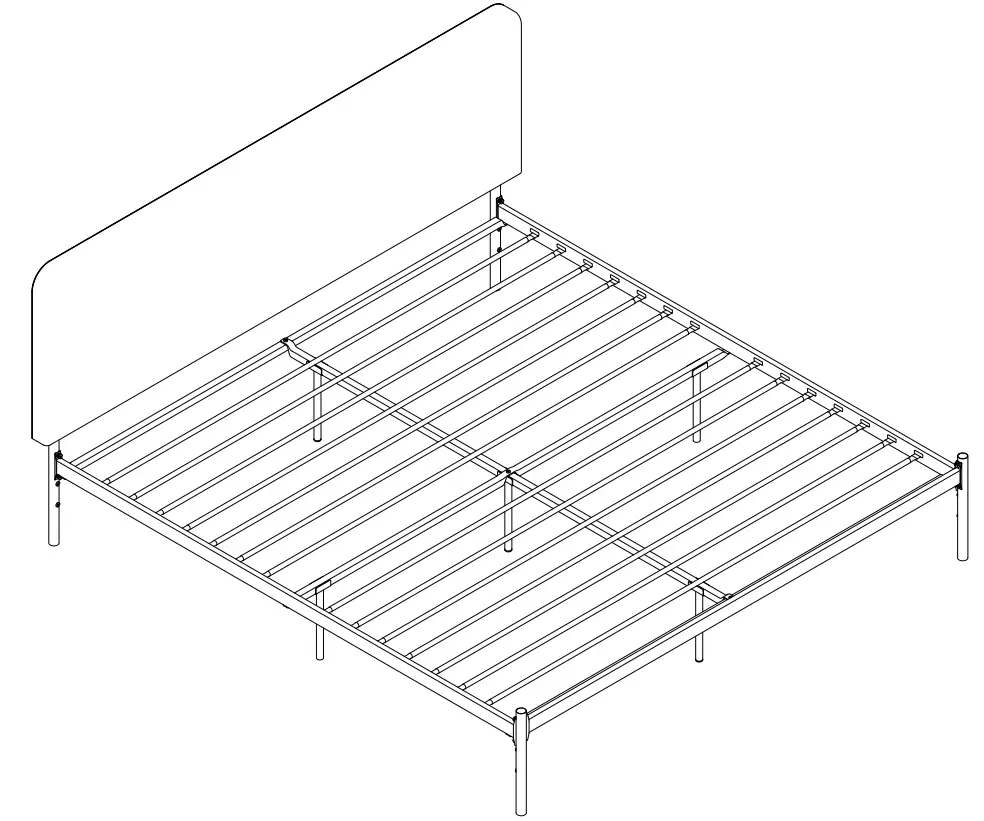 The Home Depot DA4027449 Mixed Material Bed