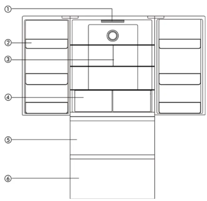 Avanti-FFFDS175L3S-French-Door-Refrigerator-fig 1