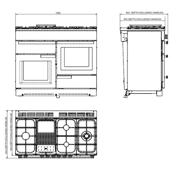 RANGEmaster U111148-03a Kitchener and Professional+ 110 Dual Fuel - Fig2sad1dd