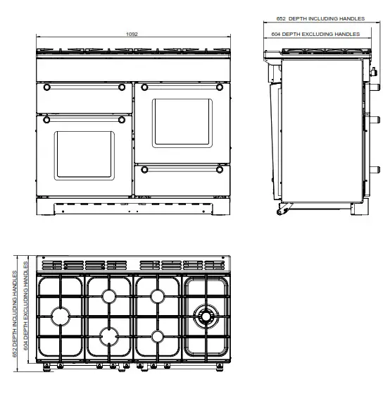 RANGEmaster U111148-03a Kitchener and Professional+ 110 Dual Fuel - Figsd21