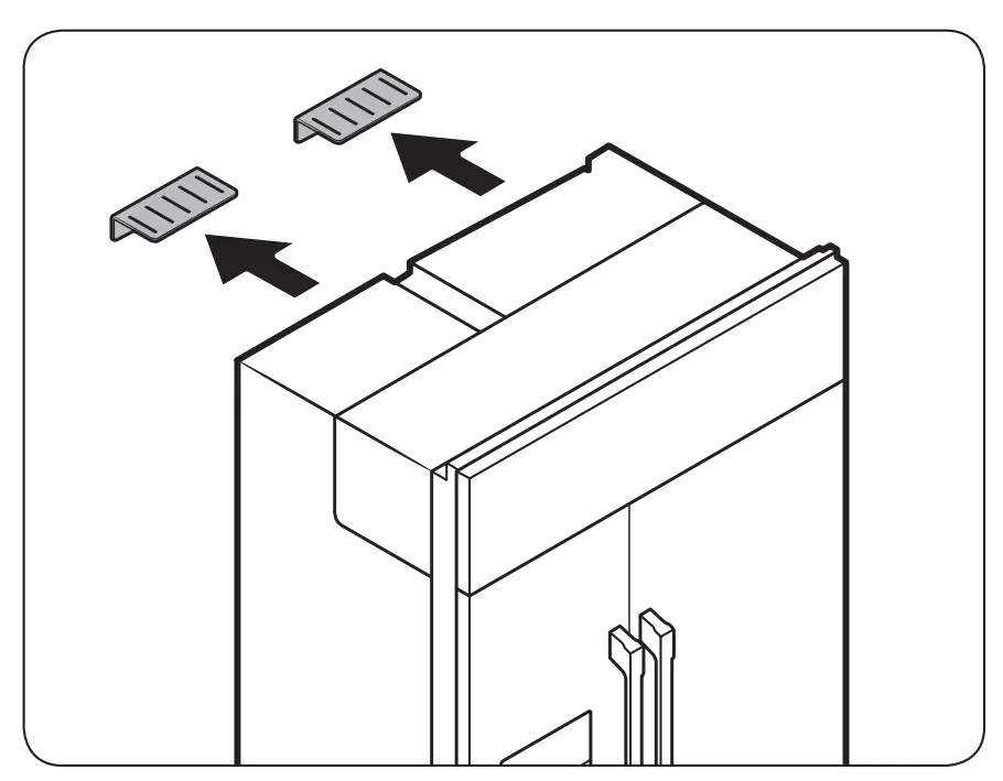 Move to the anti-tip brackets