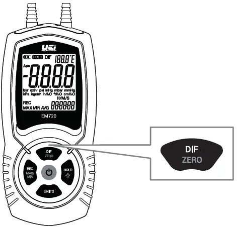 EM720 Hi Res Differential Manometer 04