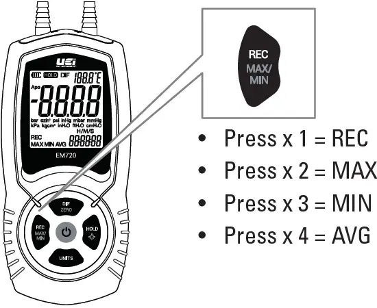 EM720 Hi Res Differential Manometer 07