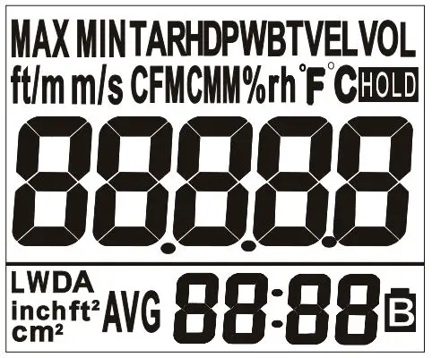 INSPECTUSA DAFM3B Digital Air Flow Meter Instruction Manual - FIGURES AND COMPONENTS