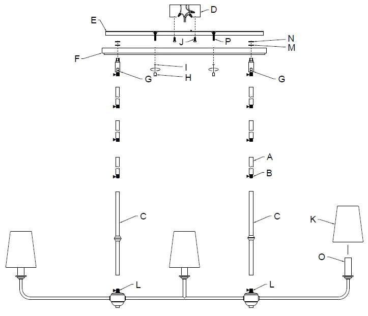 KICHLER-52519BNB-Pallas-3-Light-Brushed-Natural-Brass-Traditional-Dining-Room-Linear-Chandelier-fig- (1)