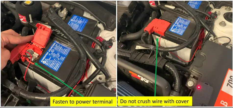 VELOSSA TECH 2022+ Honda Civic Si-Sport Big Mouth Lit Kit Ram Air Intake Snorkel - Big Mouth Wiring 6