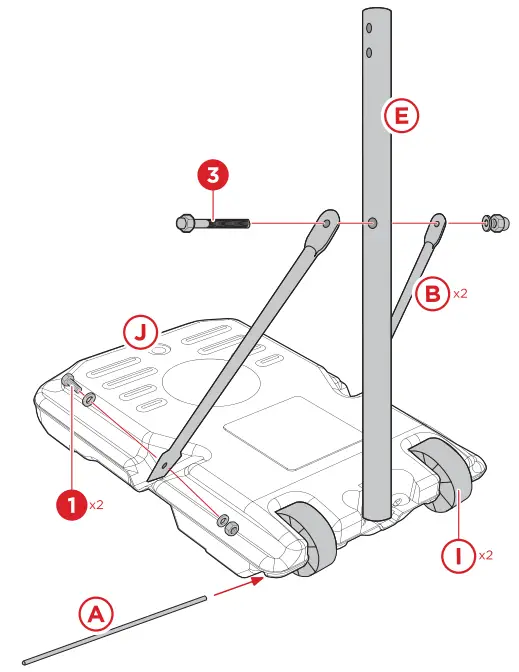 bcp SKY6250 Kids Clear Backboard Basketball Hoop - Product