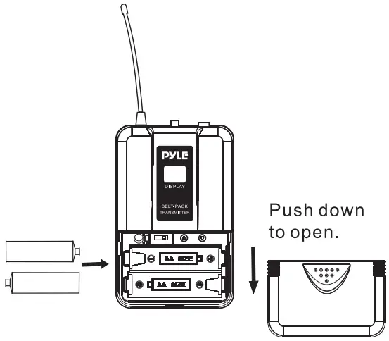 Transmitter Battery Installation
