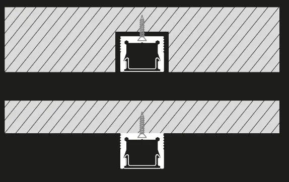 HALCYON XS1613 Mini Standard Premium Surface Mount- Recessed Aluminium Profile Instruction Manual-fig-1