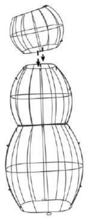 Winter Wonder Lit SNOWMAN 72 Inch LED Snowman Holding String Light - rings on the Middle body