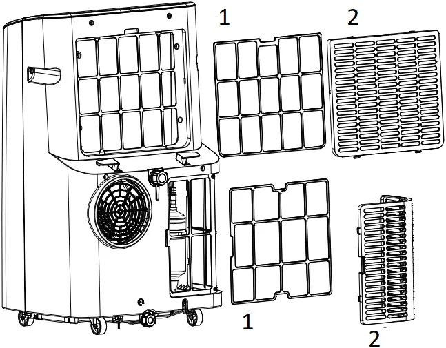 GE APPLIANCES APCD07 - Air Filter