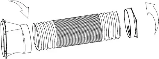GE APPLIANCES APCD07 - Exhaust Hose