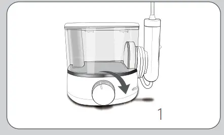 waterpik WF-11 Water Flosser - Adjusting
