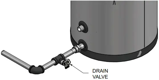 Lochinvar SIT030 Squire 113 Gallon Residential Indirect Water Heater - Drain Valve Installed