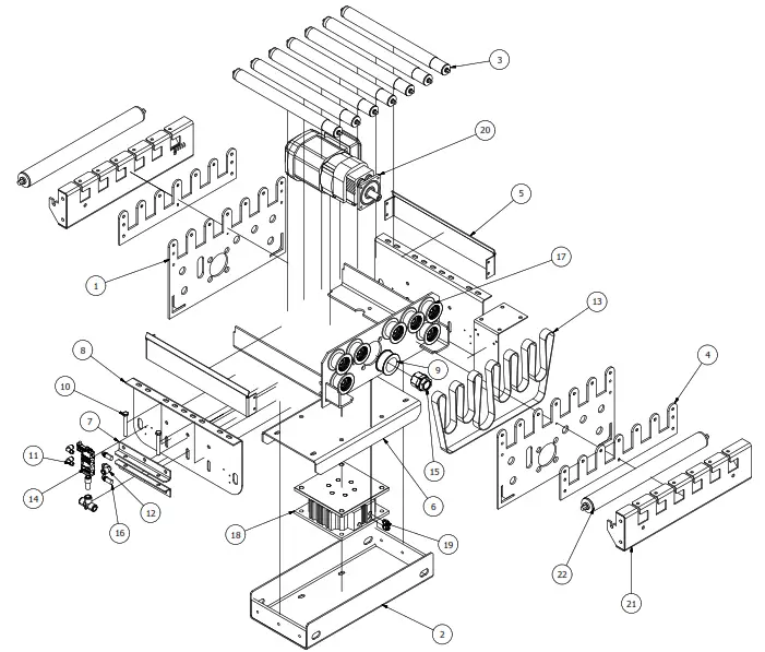 HYTROL MRT30 ProSort MRT 30 Narrow Belt Sorter Conveyor - Parts List