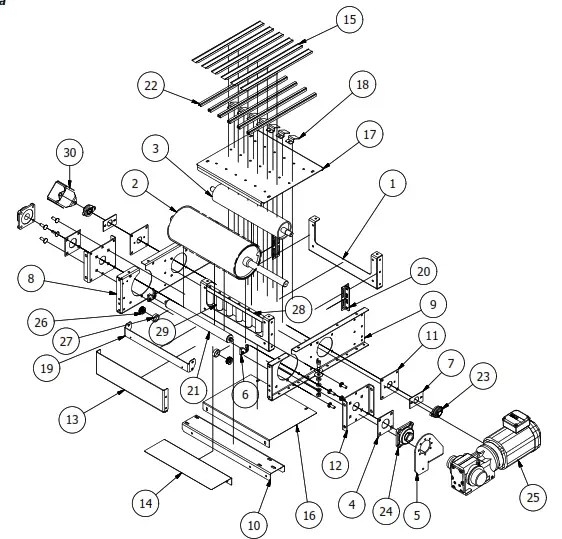HYTROL MRT30 ProSort MRT 30 Narrow Belt Sorter Conveyor - Parts