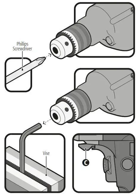 TRUPER 16714 Spade Handle Drill - Maintenance 1