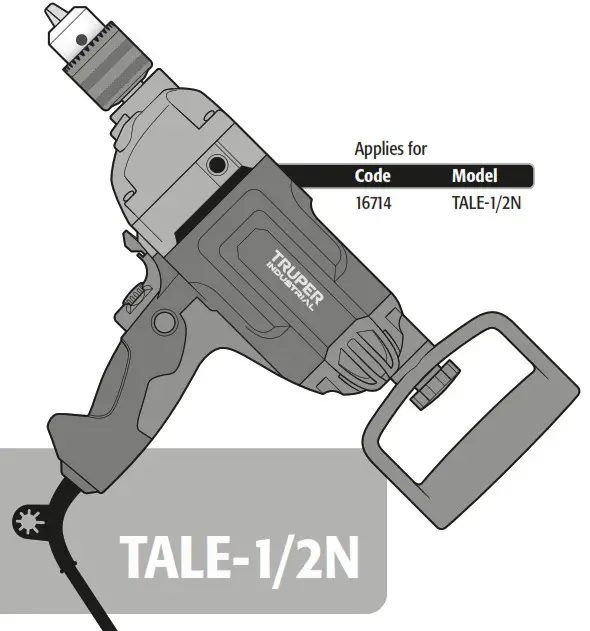 TRUPER 16714 Spade Handle Drill - cover