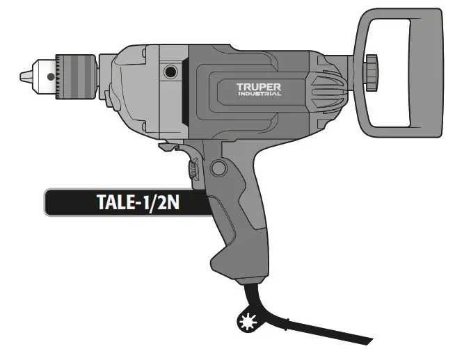 TRUPER 16714 Spade Handle Drill - overview 1