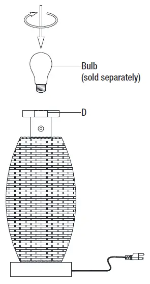 HAMPTON-BAY-HDP06539BL-Chaleston-Outdoor-Table-Lamp-fig-2