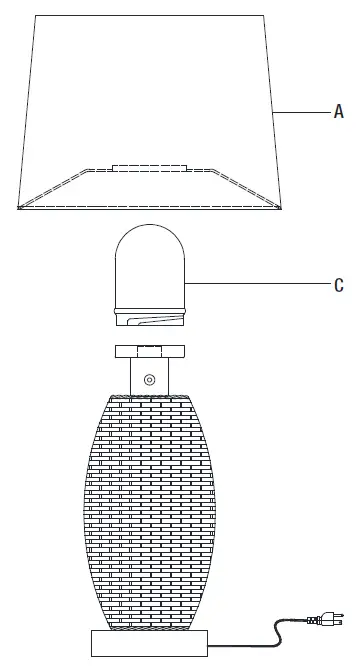 HAMPTON-BAY-HDP06539BL-Chaleston-Outdoor-Table-Lamp-fig-6