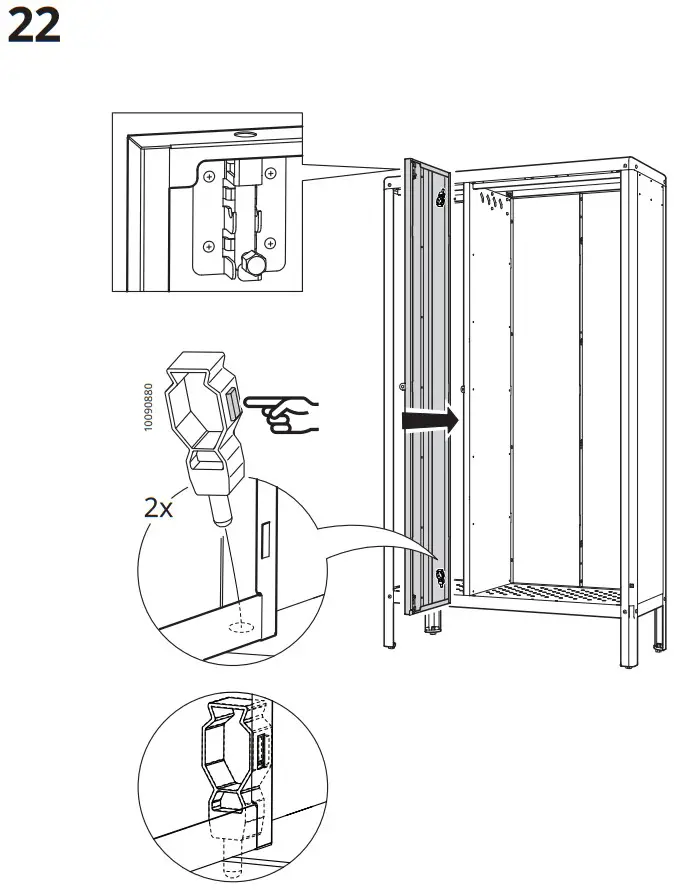 IKEA KOLBJORN 90x161cm Indoor or Outdoor Cabinet - fig 16