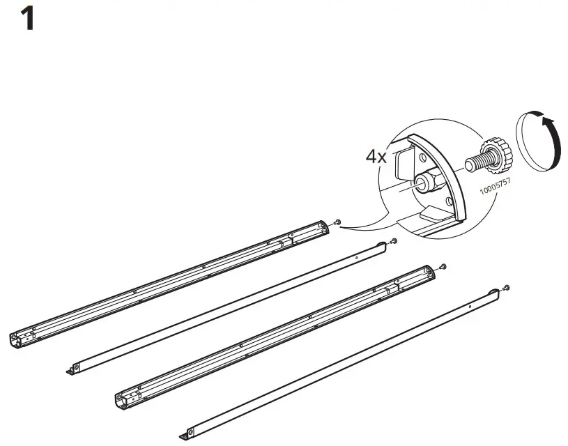 IKEA KOLBJORN 90x161cm Indoor or Outdoor Cabinet - fig 3