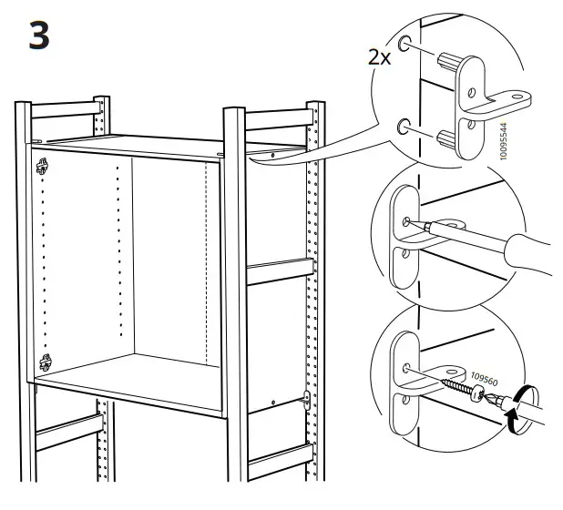 IKEA IVAR Cabinet with Sliding Doors Pine - Fig 7